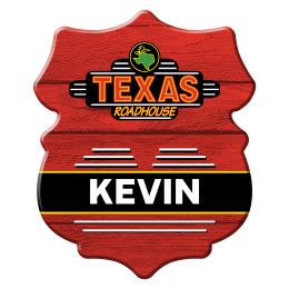 Custom Shield Name Badge - 2.1" x 1.8" Custom Shield Name Badge - 2.1" x 1.8"