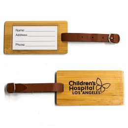 Custom Rectangle Bamboo Luggage Tag Custom Rectangle Bamboo Luggage Tag