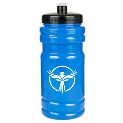 Translucent 20 oz Surf Bottle-Push Pull Lid - Royal Blue with Black Lid Translucent 20 oz Surf Bottle-Push Pull Lid - Royal Blue with Black Lid