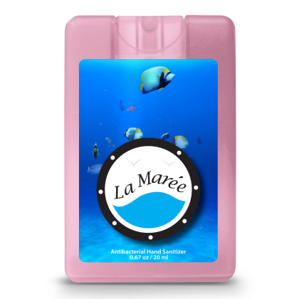 Bulk Credit Card Style Antibacterial Hand Sanitizer Spray - Pink Bulk Credit Card Style Antibacterial Hand Sanitizer Spray - Pink