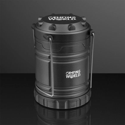 Custom Collapsible LED Lantern, Ultra Bright - Gray Custom Collapsible LED Lantern, Ultra Bright - Gray