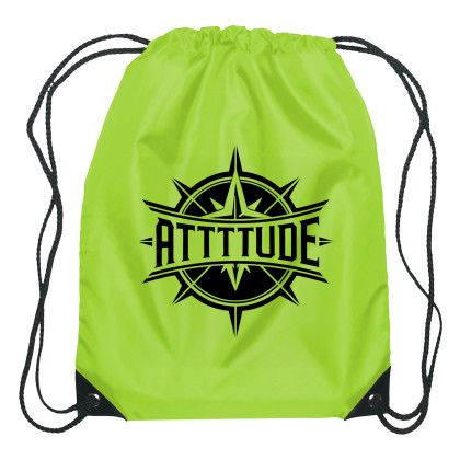 Custom Drawstring Gym Bags | Drawstring Sports Pack with Reinforced Corners | Cheap Promotional Backpacks - Lime Green Custom Drawstring Gym Bags | Drawstring Sports Pack with Reinforced Corners | Cheap Promotional Backpacks - Lime Green