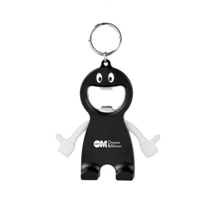 Custom CheersMate Keychain Bottle Opener - Black Custom CheersMate Keychain Bottle Opener - Black