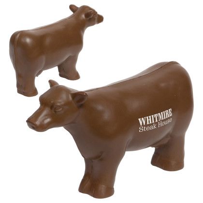 Custom Beef Cow Stress Reliever - Brown