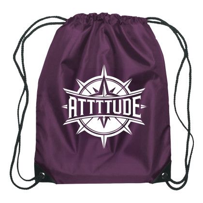 Custom Drawstring Gym Bags | Drawstring Sports Pack with Reinforced Corners | Cheap Promotional Backpacks - Plum Custom Drawstring Gym Bags | Drawstring Sports Pack with Reinforced Corners | Cheap Promotional Backpacks - Plum