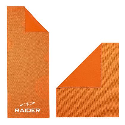 Orange Promotional Cooling Towel Nylon/Poly Mesh