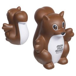 Custom Squirrel Stress Reliever - Brown Custom Squirrel Stress Reliever - Brown