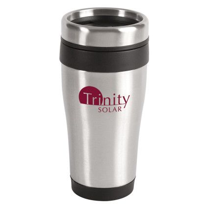 Black  Promotional Stainless Steel Travel Tumblers | 16 oz Blue Monday Travel Tumbler | Custom  BPA Free Travel Tumblers
