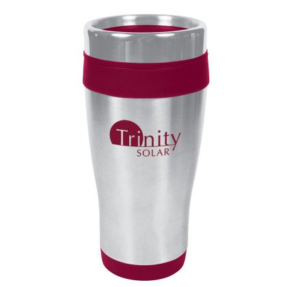 Burgundy  Promotional Stainless Steel Travel Tumblers | 16 oz Blue Monday Travel Tumbler | Custom  BPA Free Travel Tumblers