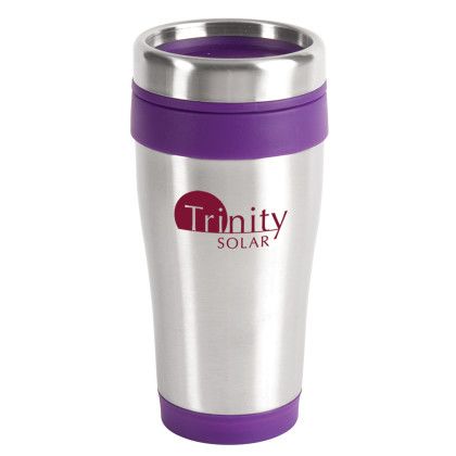 Purple  Promotional Stainless Steel Travel Tumblers | 16 oz Blue Monday Travel Tumbler | Custom  BPA Free Travel Tumblers