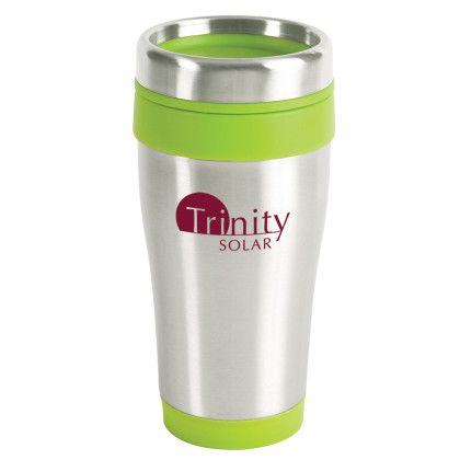 Lime Green  Promotional Stainless Steel Travel Tumblers | 16 oz Blue Monday Travel Tumbler | Custom  BPA Free Travel Tumblers