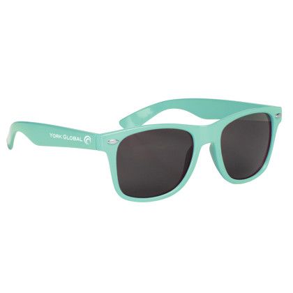 Custom Company Logo Sunglasses for Promotional Advertising - Seafoam Green Custom Company Logo Sunglasses for Promotional Advertising - Seafoam Green