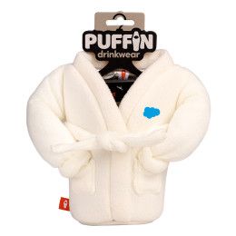 Custom The Spa Can Cooler, By Puffin Drinkware - White Custom The Spa Can Cooler, By Puffin Drinkware - White