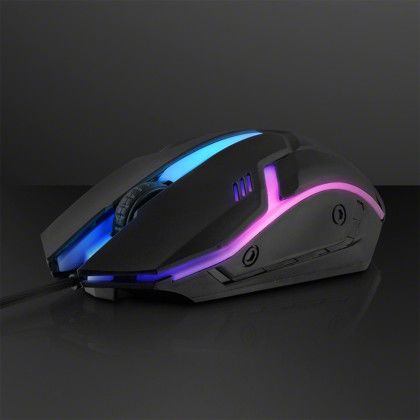 Custom Light Up Computer Mouse - Side View Custom Light Up Computer Mouse - Side View