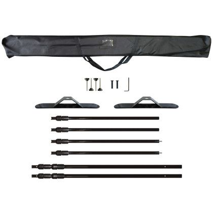 Custom 8' x 8' Backdrop Banner Kit - Black All Parts Custom 8' x 8' Backdrop Banner Kit - Black All Parts