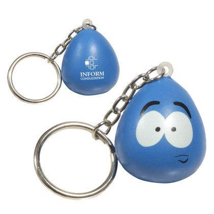 Custom Mood Maniac Stress Reliever Key Chain-Stressed Custom Mood Maniac Stress Reliever Key Chain-Stressed