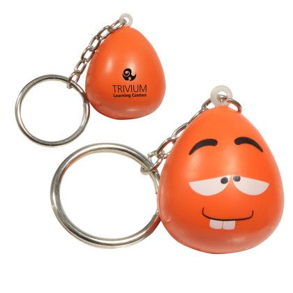 Custom Mood Maniac Stress Reliever Key Chain-Wacky Custom Mood Maniac Stress Reliever Key Chain-Wacky