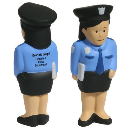 Custom Police Woman Stress Reliever