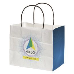 Custom 8.5" x 7.25" x 5" Full Color Color Choice Handle Shopper Custom 8.5" x 7.25" x 5" Full Color Color Choice Handle Shopper