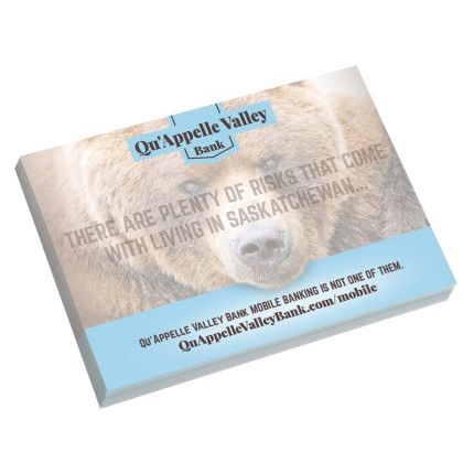 Promotional Custom Adhesive Notes with Full Color Imprint for Business Promotional Custom Adhesive Notes with Full Color Imprint for Business