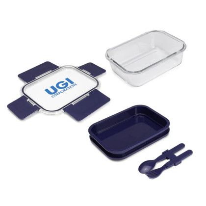 Custom GlassCraft Lunch Set - Navy Blue All parts 