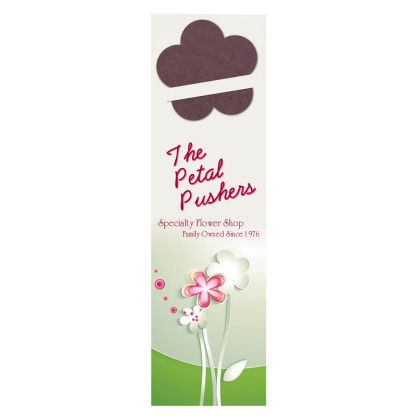 Custom Flower Seed Shape Bookmark