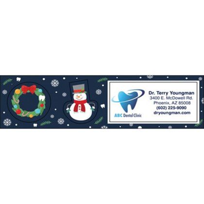 Custom Holiday MultiShape Magnet (2" x 7") 