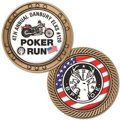 Custom Challenge Coins - Soft Brass Ox - 1 3/4" diameter Custom Challenge Coins - Soft Brass Ox - 1 3/4" diameter