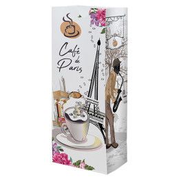 Custom Full Color 4-Sided White Paper Bag - 5" x 12" x 3.125" Custom Full Color 4-Sided White Paper Bag - 5" x 12" x 3.125"