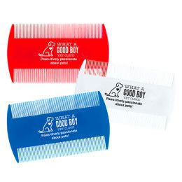 Custom Red, White & Blue Flea Combs - Red with White with Blue Custom Red, White & Blue Flea Combs - Red with White with Blue