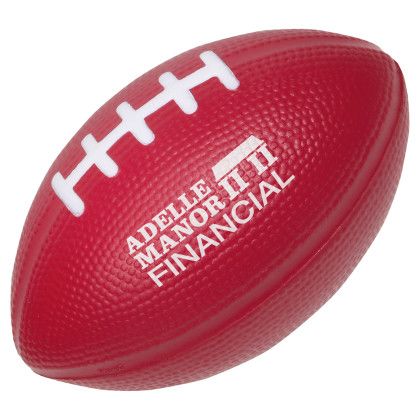 Custom Medium Football Stress Reliever - Burgundy Custom Medium Football Stress Reliever - Burgundy
