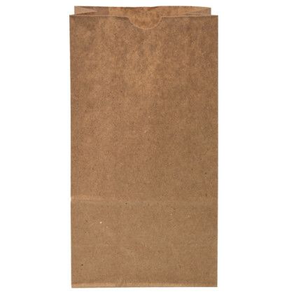 Custom Full Color 1-Sided SOS Kraft Paper Bags - 5" x 9.625" x 3.125" - Back View Custom Full Color 1-Sided SOS Kraft Paper Bags - 5" x 9.625" x 3.125" - Back View