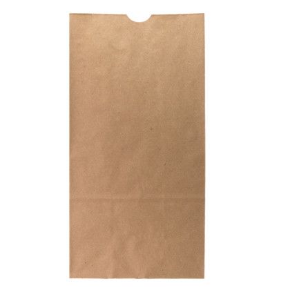 Custom Full Color 1-Sided SOS Kraft Paper Bags - 7.125" x 13.937" x 4.375" - Back View Custom Full Color 1-Sided SOS Kraft Paper Bags - 7.125" x 13.937" x 4.375" - Back View