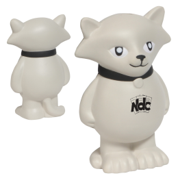 Custom Cartoon Cat Stress Reliever - Gray 