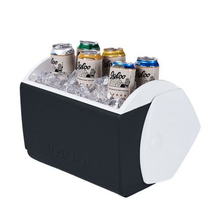 Custom Igloo Playmate Pal 16 Qt Cooler - Black Lifestyle View 