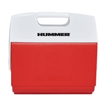 Custom Igloo Playmate Pal 16 Qt Cooler - Red 