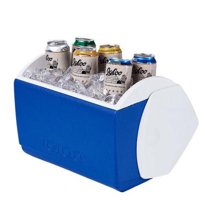 Custom Igloo Playmate Pal 16 Qt Cooler - Blue Lifestyle View 
