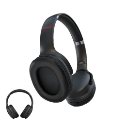 Custom HyperGear Flip 2-in-1 Wireless Headphones + Speaker - Black