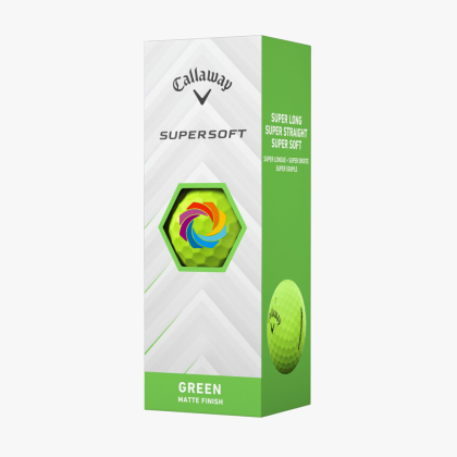 Custom Callaway Supersoft Golf Ball Sleeve - Green 