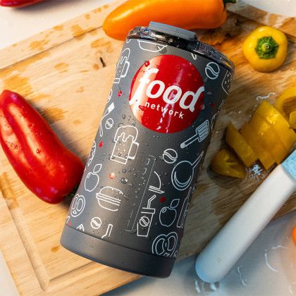 Custom BruMate Hopsulator TRiO, 3-in-1 Can Cooler - Grey Lifestyle View 