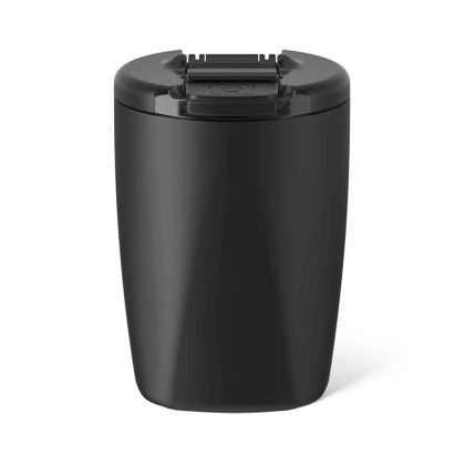 Custom BruMate 12 oz Rocks Tumbler - Black Back View 