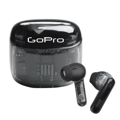 Custom JBL Tune Flex True Wireless Earbuds - Black Ghost Edition