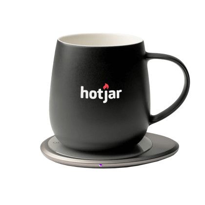 Custom UI 3 Self-Heating Mug Set - Black