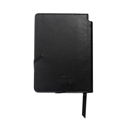 Custom Cross Medium Classic Journal - Black Back View 