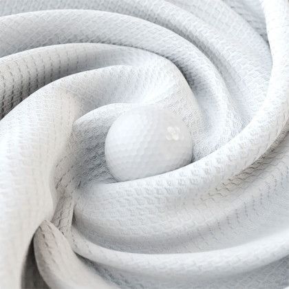 Custom Blue Tees Golf Magnetic Utility Towel - White Lifestyle View 