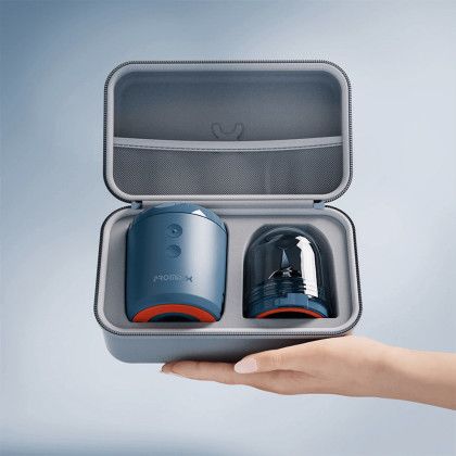 Custom Promixx Sense Intelligent Cordless Portable Blender - Midnight Blue Lifestyle View 