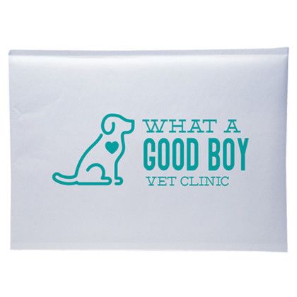 Custom One Color White Paper Bubble Mailer - 9.5" x 14.5' Custom One Color White Paper Bubble Mailer - 9.5" x 14.5'