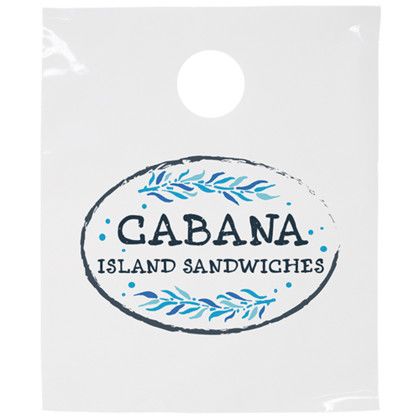 Custom Digital Full Color White Plastic DoorKnob Bag - 7.5" x 9" Custom Digital Full Color White Plastic DoorKnob Bag - 7.5" x 9"