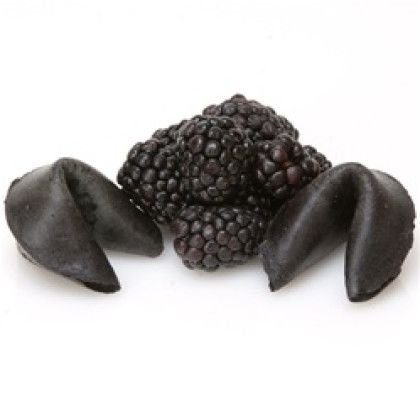 Black Raspberry Flavored Fortune Cookie Promotional Custom Imprinted With Logo