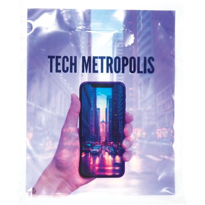 Custom Clear Plastic Bags - 7.5" x 9" Custom Clear Plastic Bags - 7.5" x 9"